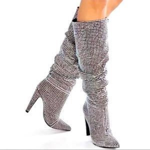 Steve Madden Crushing Rhinestone Tall Boots